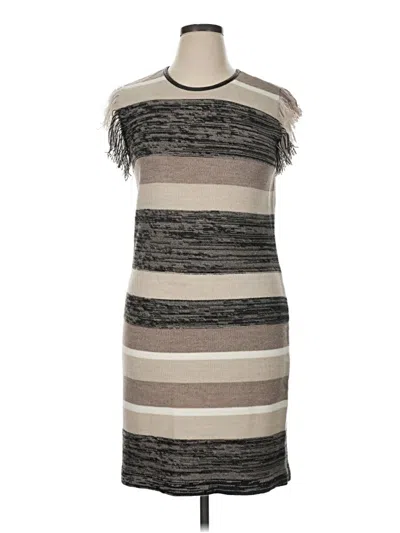 Pre-owned New York And Company Casual Dress In Gray
