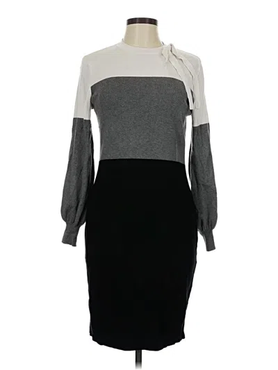 Pre-owned New York And Company Casual Dress In Gray
