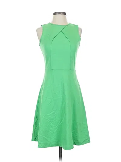 Pre-owned New York And Company Casual Dress In Green