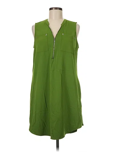 Pre-owned New York And Company Casual Dress In Green