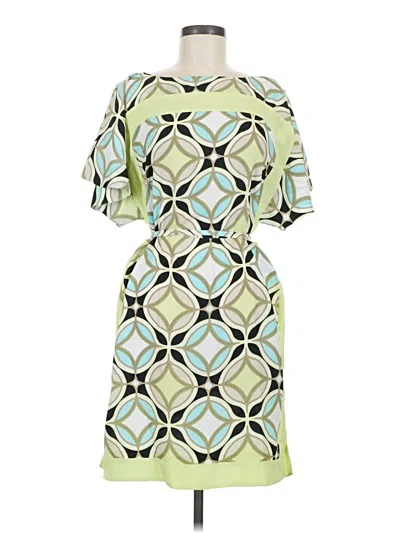 Pre-owned New York And Company Casual Dress In Green