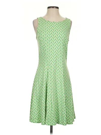 Pre-owned New York And Company Casual Dress In Green