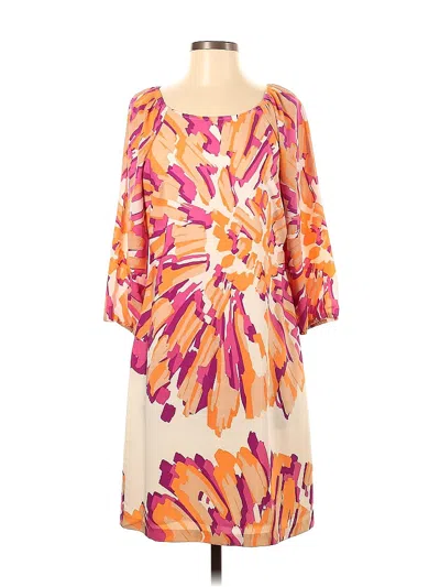 Pre-owned New York And Company Casual Dress In Orange