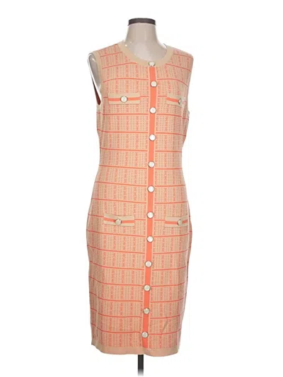 Pre-owned New York And Company Casual Dress In Orange