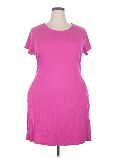 Pre-owned New York And Company Casual Dress In Pink