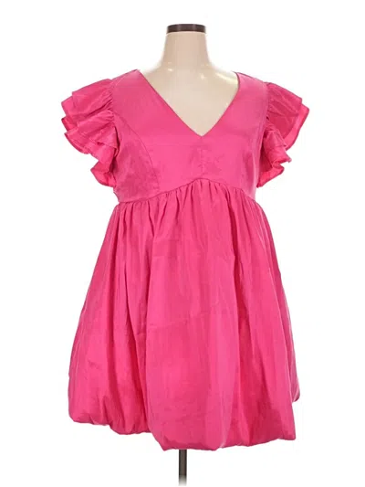 Pre-owned New York And Company Casual Dress In Pink