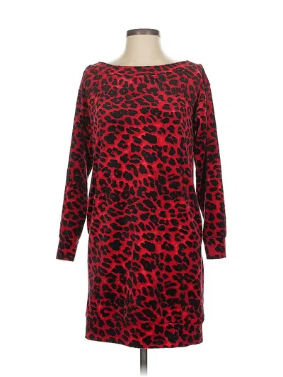 Pre-owned New York And Company Casual Dress In Red