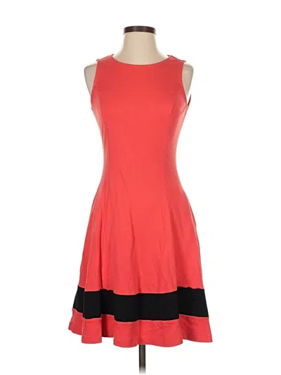 Pre-owned New York And Company Casual Dress In Red