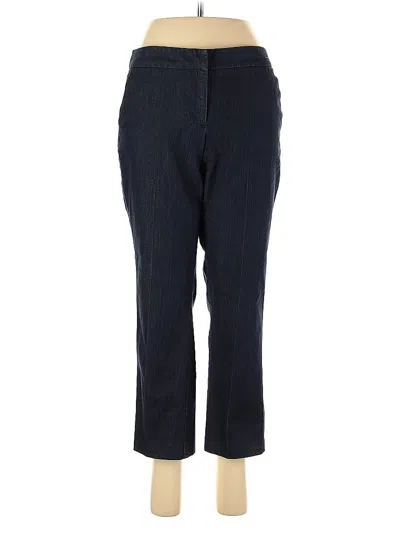 Pre-owned New York And Company Casual Pants In Blue