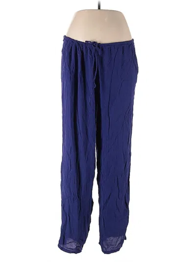 Pre-owned New York And Company Casual Pants In Blue