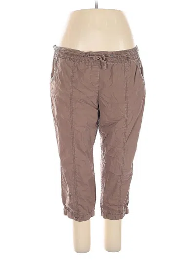 Pre-owned New York And Company Casual Pants In Brown