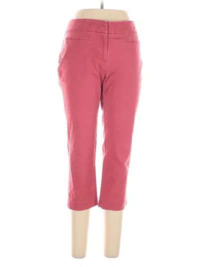 Pre-owned New York And Company Casual Pants In Pink