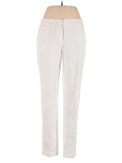 Pre-owned New York And Company Casual Pants In White