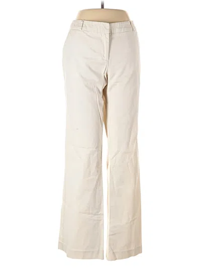 Pre-owned New York And Company Casual Pants In White