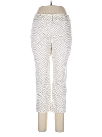 Pre-owned New York And Company Casual Pants In White