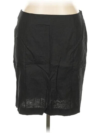 Pre-owned New York And Company Casual Skirt In Black