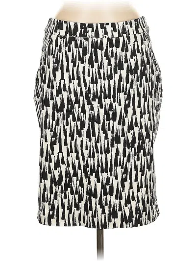 Pre-owned New York And Company Casual Skirt In Black