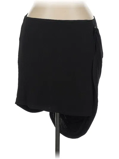 Pre-owned New York And Company Casual Skirt In Black