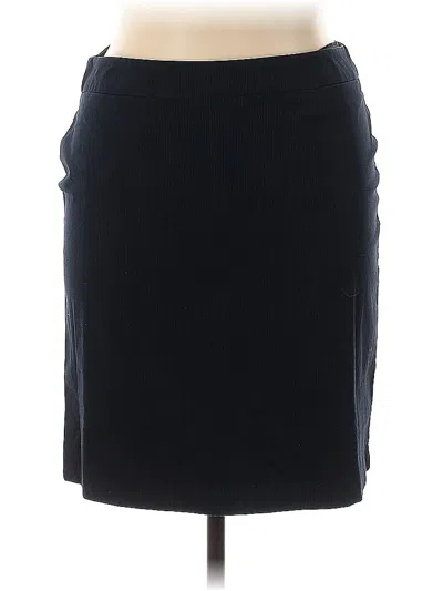 Pre-owned New York And Company Casual Skirt In Black