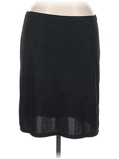 Pre-owned New York And Company Casual Skirt In Black