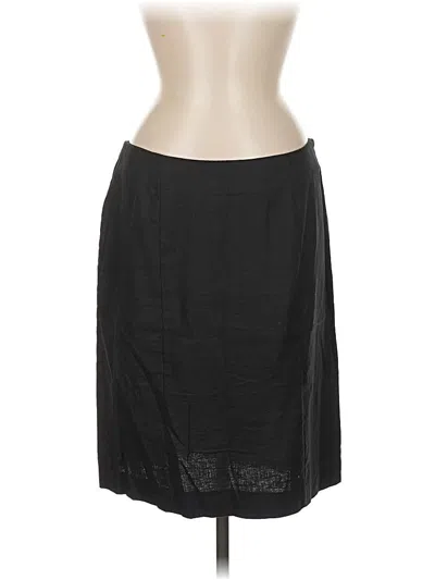 Pre-owned New York And Company Casual Skirt In Black