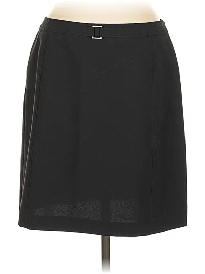 Pre-owned New York And Company Casual Skirt In Black