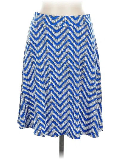 Pre-owned New York And Company Casual Skirt In Blue