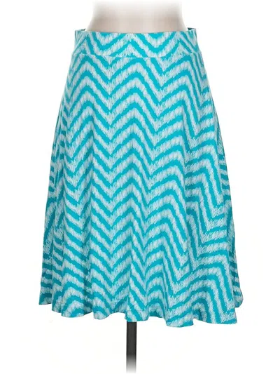 Pre-owned New York And Company Casual Skirt In Blue