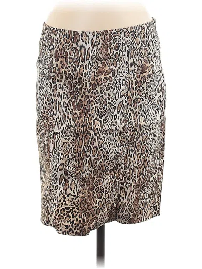 Pre-owned New York And Company Casual Skirt In Brown