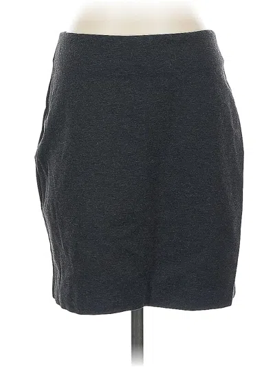 Pre-owned New York And Company Casual Skirt In Gray