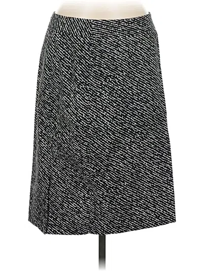 Pre-owned New York And Company Casual Skirt In Gray