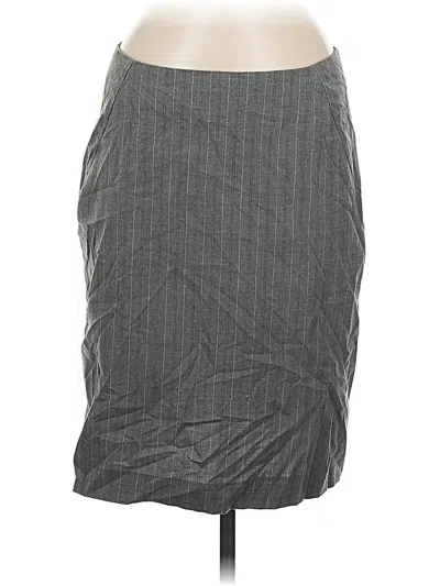 Pre-owned New York And Company Casual Skirt In Gray