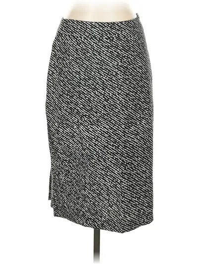 Pre-owned New York And Company Casual Skirt In Gray