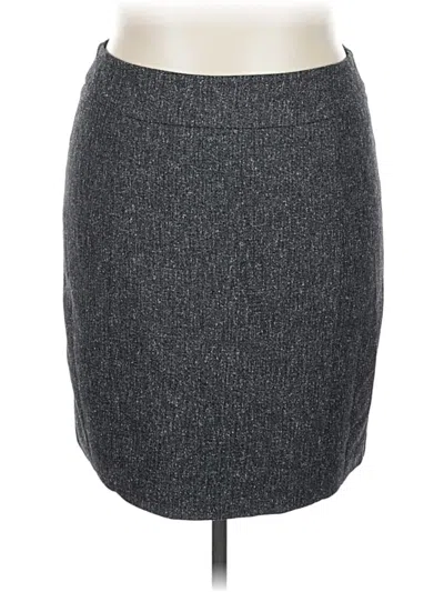 Pre-owned New York And Company Casual Skirt In Gray