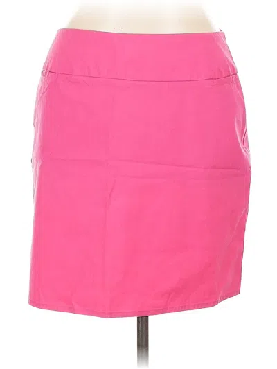 Pre-owned New York And Company Casual Skirt In Pink