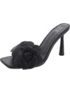 New York And Company Chana Faux Leather Square Toe Mule In Black