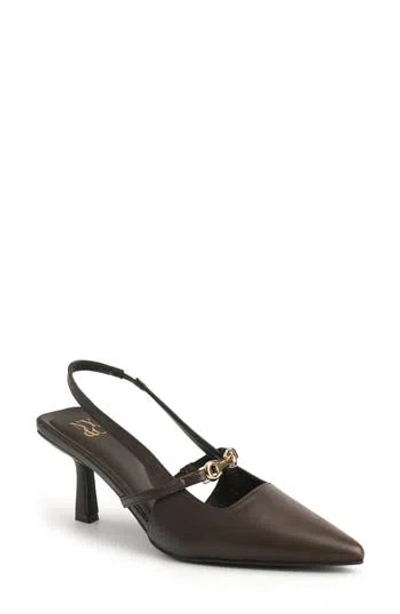 New York And Company Cindy Pointed Toe Slingback Pump In Multi