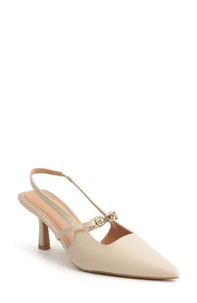 New York And Company Cindy Pointed Toe Slingback Pump In Multi