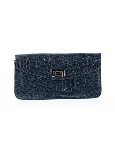 Pre-owned New York And Company Clutch In Blue