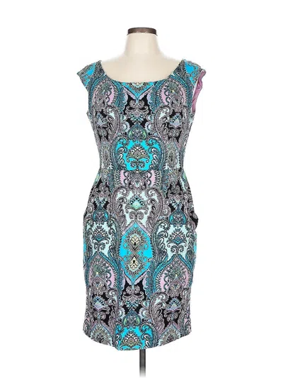 Pre-owned New York And Company Cocktail Dress In Blue