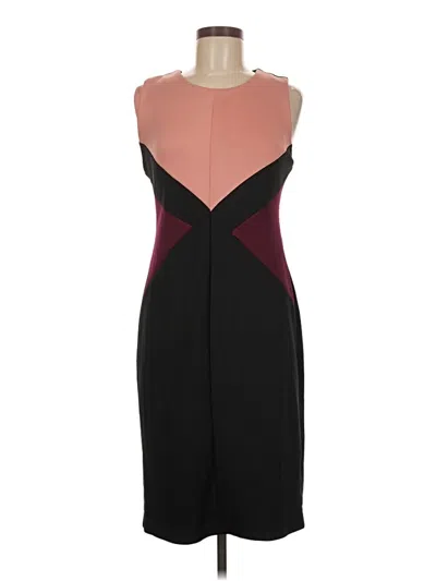 Pre-owned New York And Company Cocktail Dress In Burgundy