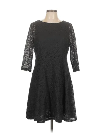 Pre-owned New York And Company Cocktail Dress In Gray