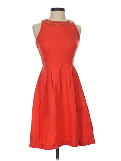 Pre-owned New York And Company Cocktail Dress In Orange