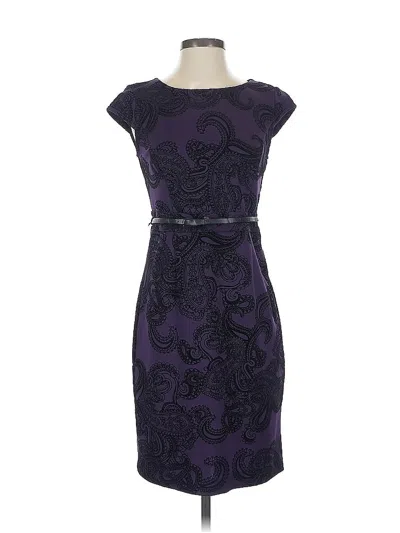 Pre-owned New York And Company Cocktail Dress In Purple