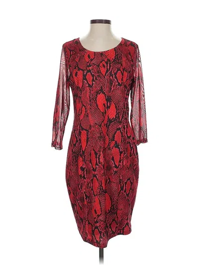 Pre-owned New York And Company Cocktail Dress In Red