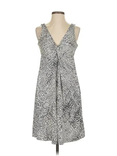 Pre-owned New York And Company Cocktail Dress In Silver