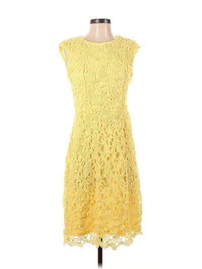 Pre-owned New York And Company Cocktail Dress In Yellow