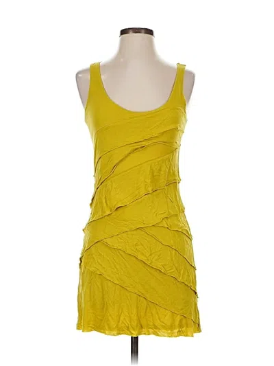 Pre-owned New York And Company Cocktail Dress In Yellow