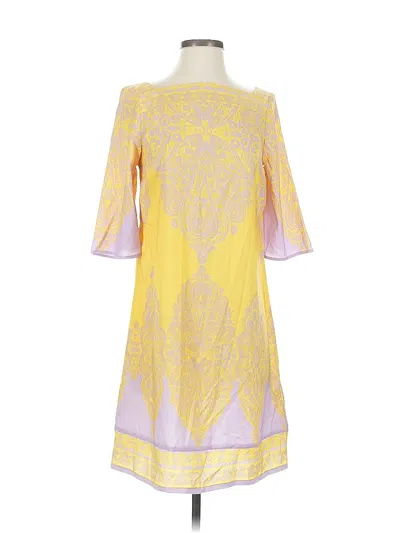 Pre-owned New York And Company Cocktail Dress In Yellow