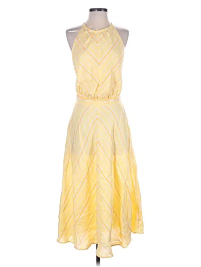 Pre-owned New York And Company Cocktail Dress In Yellow